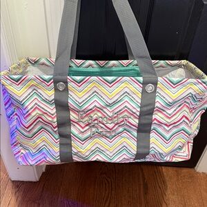 Multicolor Chevron Tote Bag